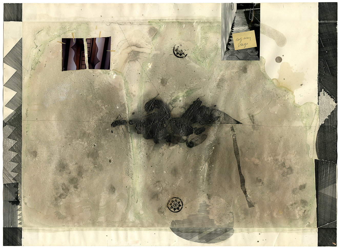The Half-Way Stage . mixed media, ink . c1995