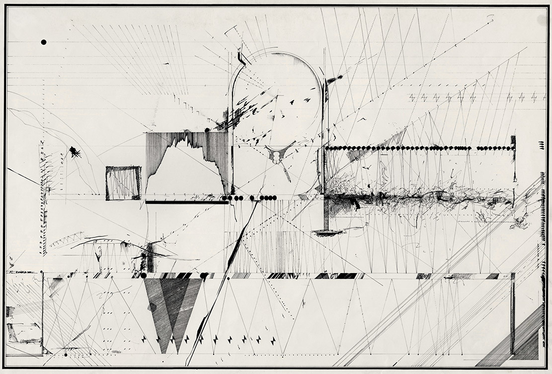 'Calculus' 1975 ink . Cleveland International Drawing Biennale 1975